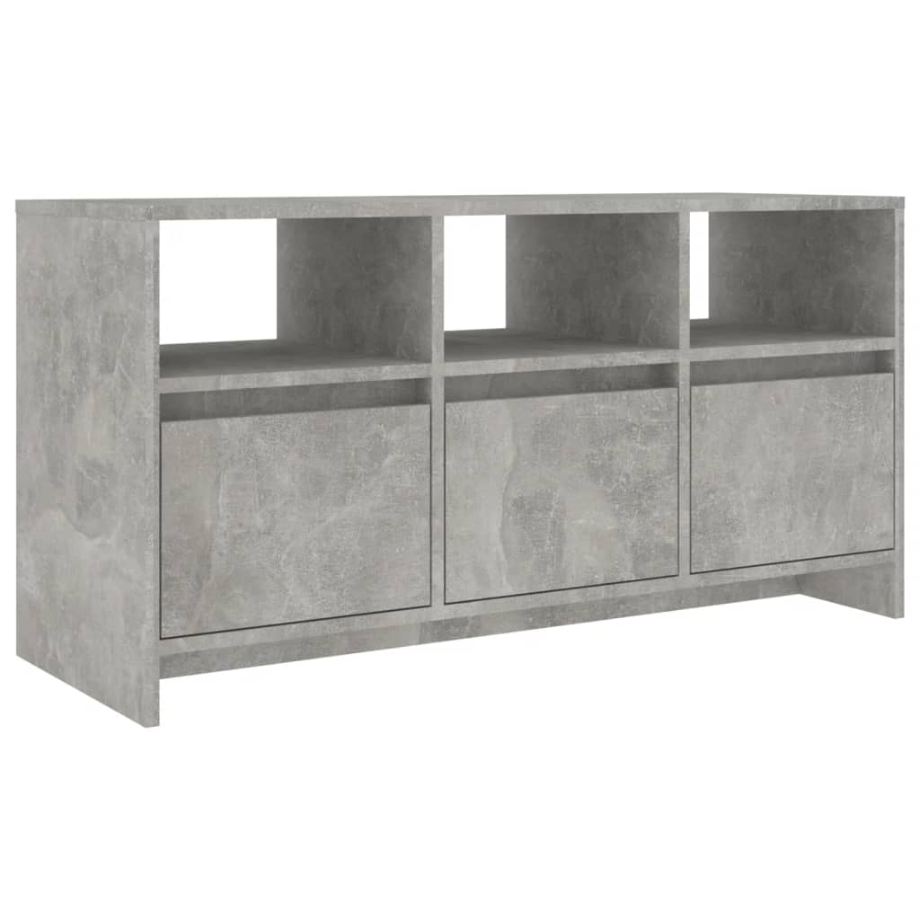 TV-Schrank Betongrau 102x37,5x52,5 cm Spanplatte