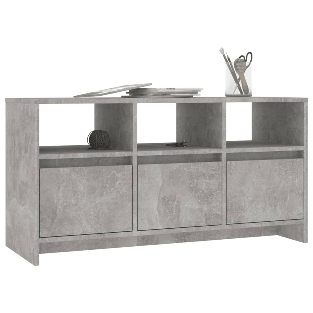 TV-Schrank Betongrau 102x37,5x52,5 cm Spanplatte
