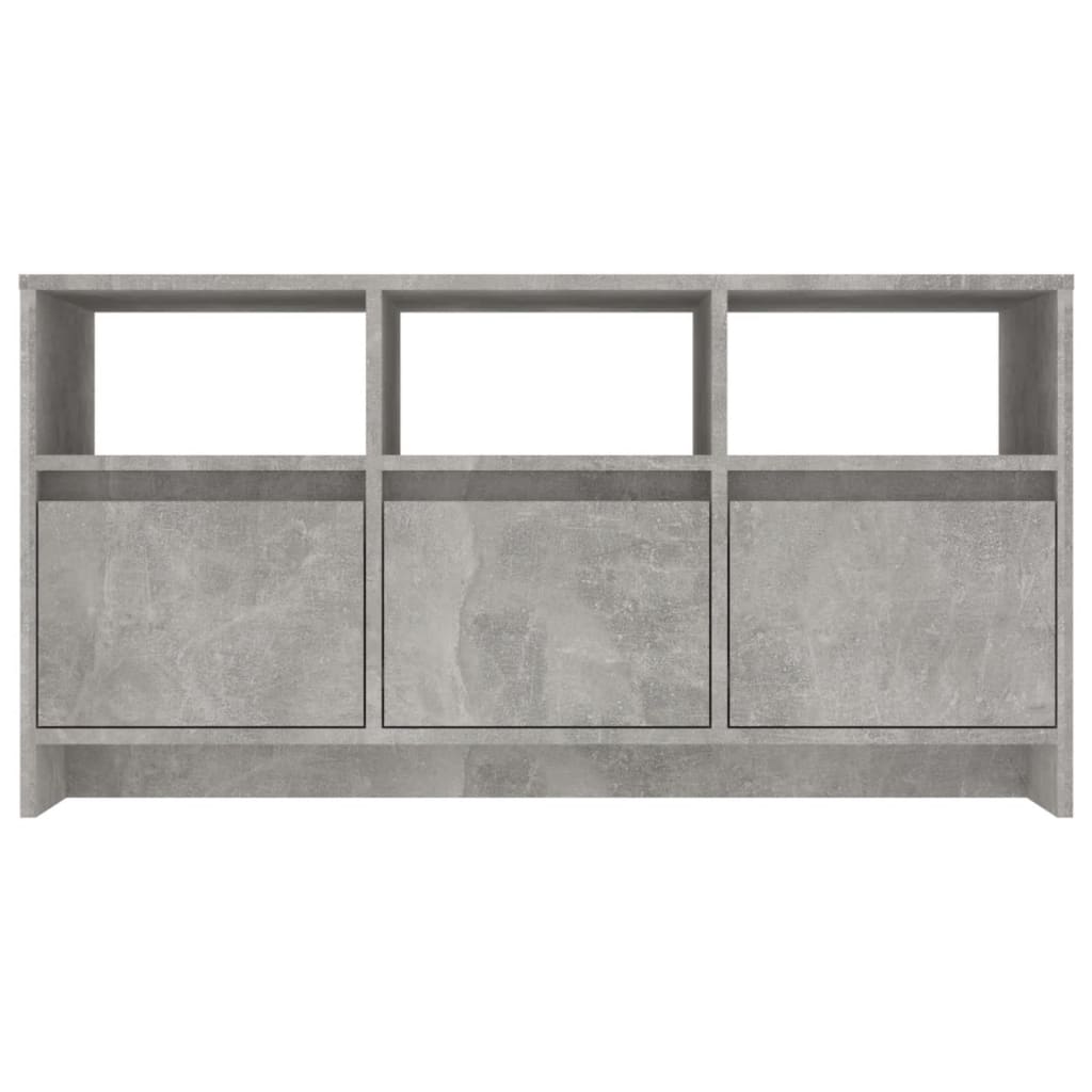 TV-Schrank Betongrau 102x37,5x52,5 cm Spanplatte