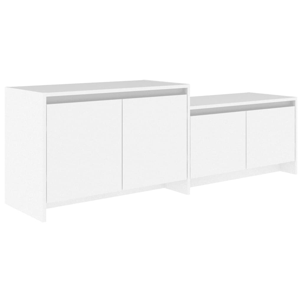 TV-Schrank Weiß 146,5x35x50 cm Spanplatte