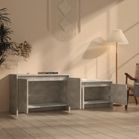 Thumbnail for TV-Schrank Betongrau 146,5x35x50 cm Spanplatte