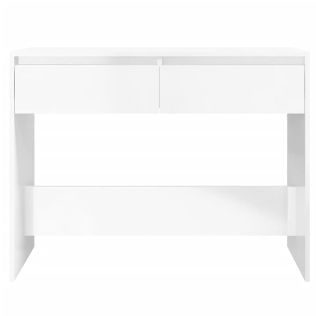 Konsolentisch Hochglanz-Weiß 100x35x76,5 cm Holzwerkstoff