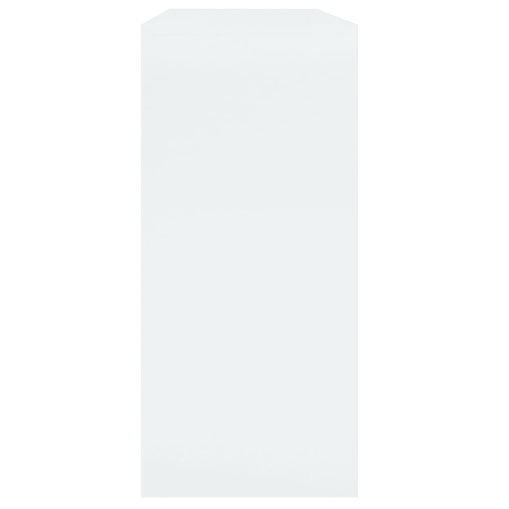 Konsolentisch Hochglanz-Weiß 100x35x76,5 cm Holzwerkstoff