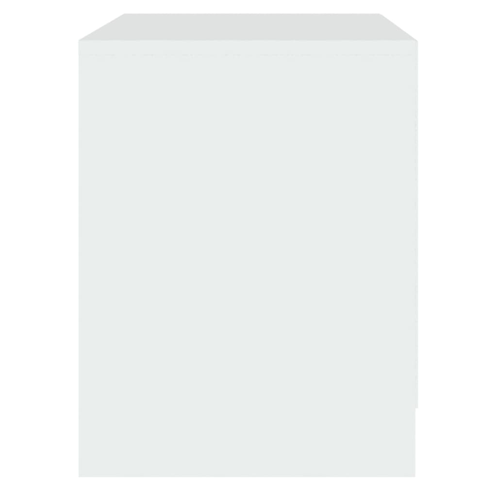 Nachttisch Weiß 45x34,5x44,5 cm Holzwerkstoff