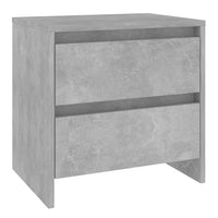 Thumbnail for Nachttisch Betongrau 45x34,5x44,5 cm Spanplatte