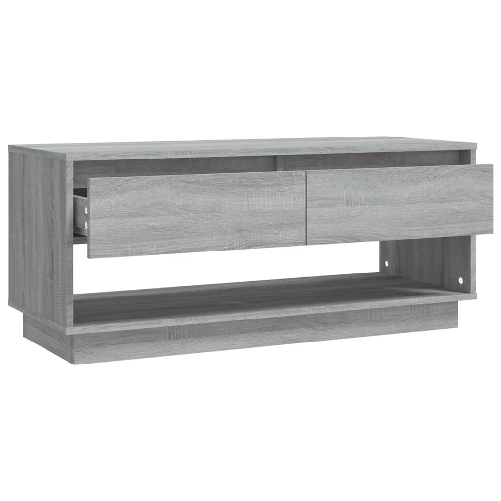 TV-Schrank Grau Sonoma 102x41x44 cm Spanplatte