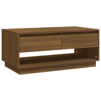 Thumbnail for Couchtisch Braun Eiche-Optik 102,5x55x44 cm Spanplatte