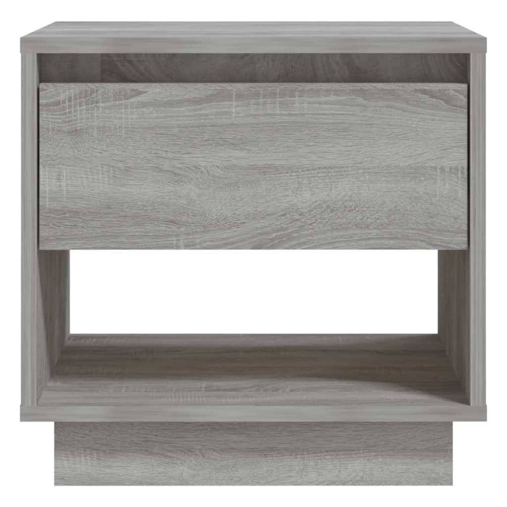 Nachttische 2 Stk. Grau Sonoma 45x34x44 cm Spanplatte