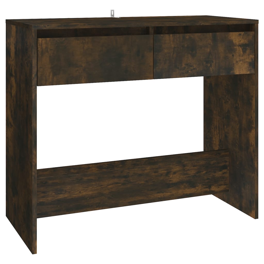 Konsolentisch Räuchereiche 89x41x76,5 cm Stahl