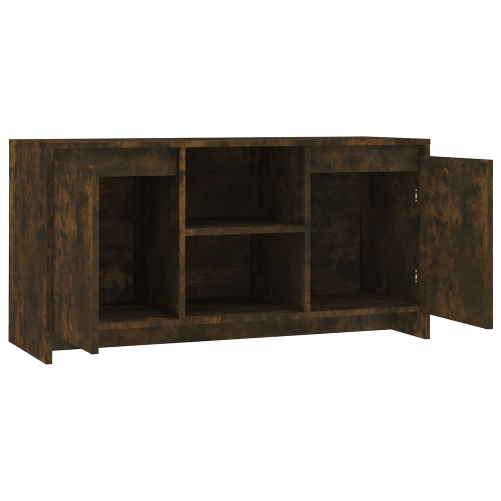 TV-Schrank Räuchereiche 102x37,5x52,5 cm Spanplatte