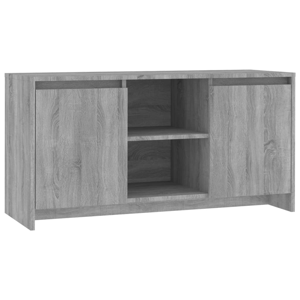 TV-Schrank Grau Sonoma-Eiche 102x37,5x52,5 cm Holzwerkstoff