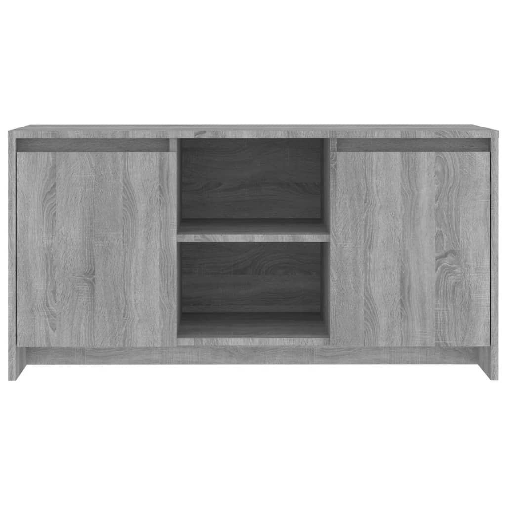 TV-Schrank Grau Sonoma-Eiche 102x37,5x52,5 cm Holzwerkstoff