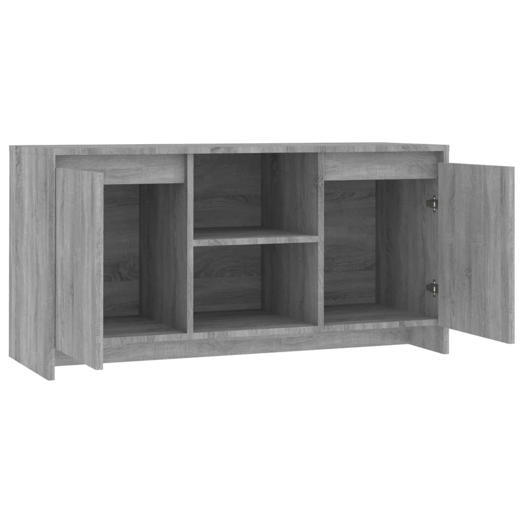 TV-Schrank Grau Sonoma-Eiche 102x37,5x52,5 cm Holzwerkstoff