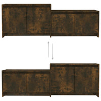 Thumbnail for TV-Schrank Räuchereiche 146,5x35x50 cm Spanplatte