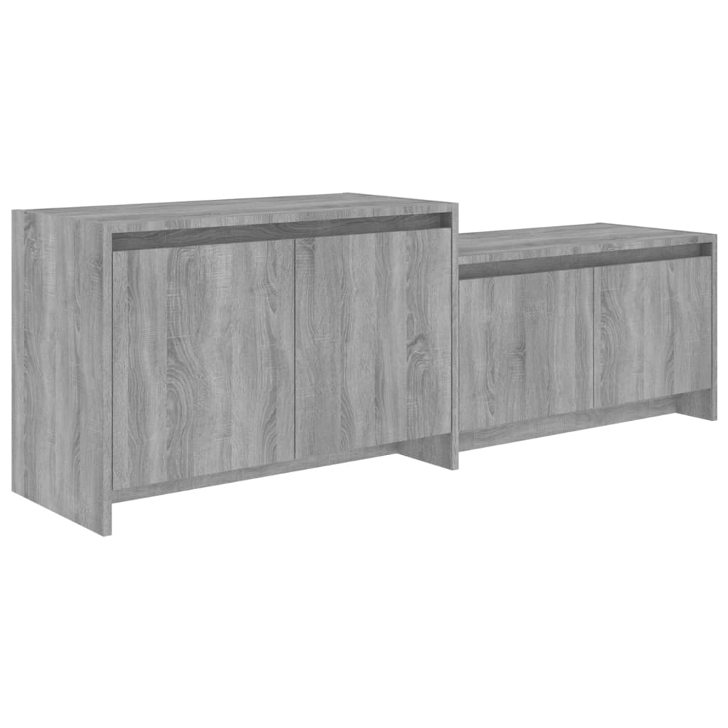 TV-Schrank Sonoma-Eiche Grau 146,5x35x50 cm Spanplatte