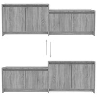Thumbnail for TV-Schrank Sonoma-Eiche Grau 146,5x35x50 cm Spanplatte