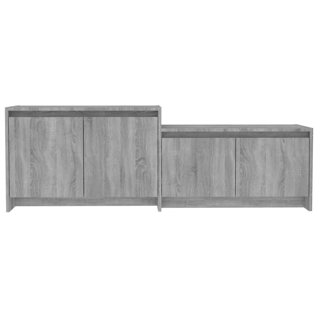 TV-Schrank Sonoma-Eiche Grau 146,5x35x50 cm Spanplatte