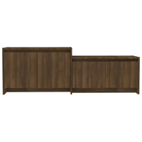 Thumbnail for TV-Schrank Eichen-Optik Braun 146,5x35x50 cm Spanplatte