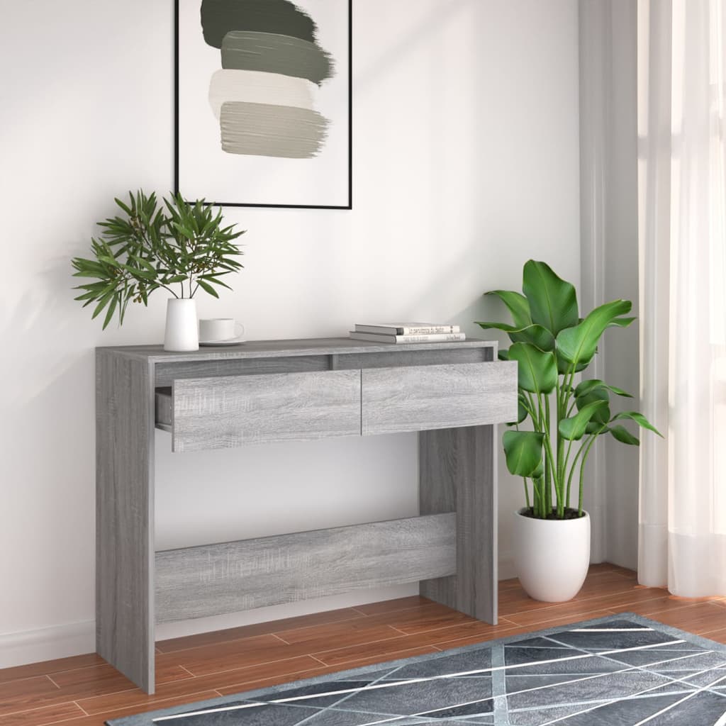 Konsolentisch Grau Sonoma 100x35x76,5 cm Spanplatte