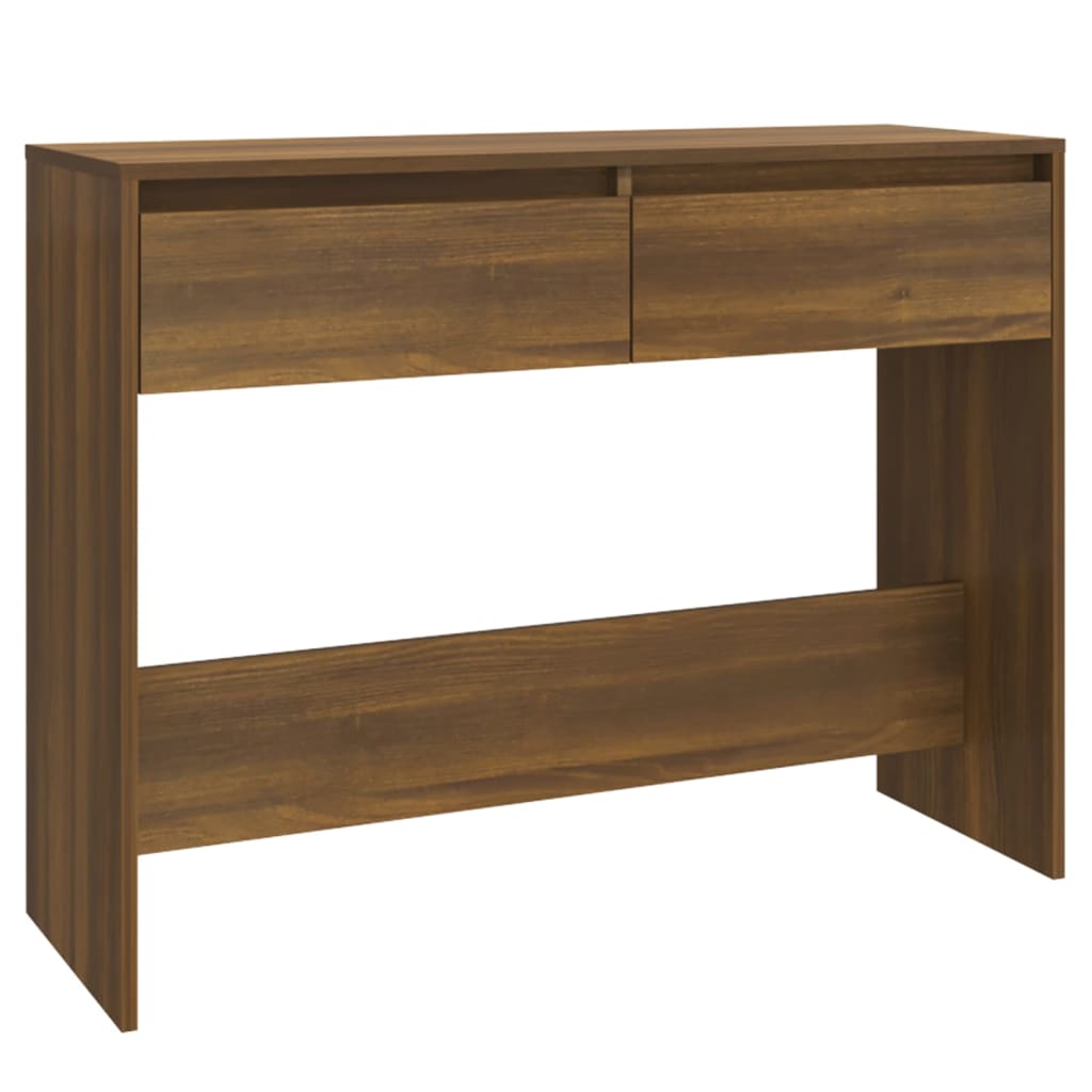 Konsolentisch Braun Eichen-Optik 100x35x76,5 cm Spanplatte
