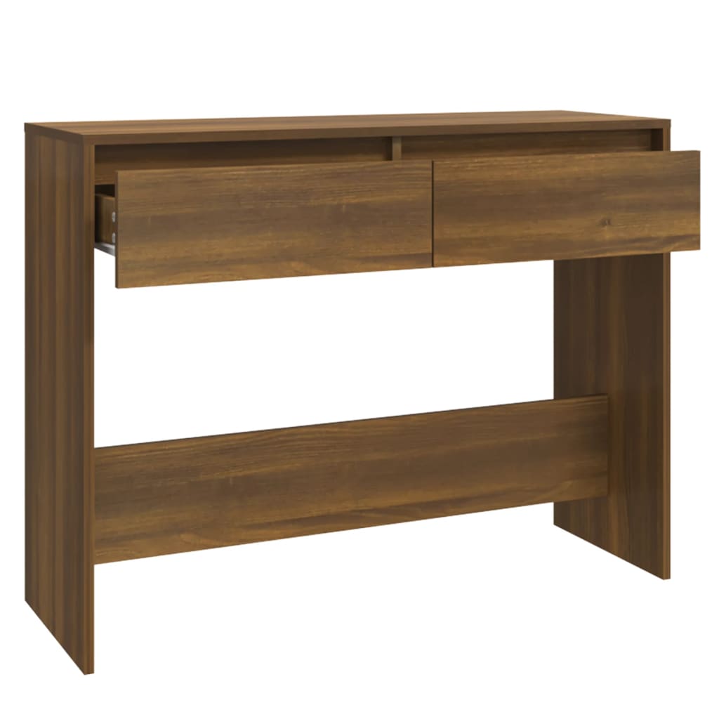 Konsolentisch Braun Eichen-Optik 100x35x76,5 cm Spanplatte