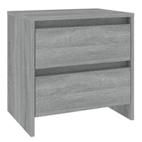 Thumbnail for Nachttische 2 Stk. Grau Sonoma-Eiche 45x34,5x44,5 cm Spanplatte