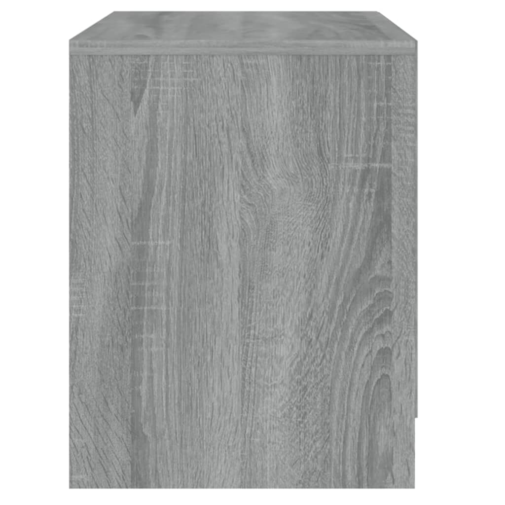 Nachttische 2 Stk. Grau Sonoma-Eiche 45x34,5x44,5 cm Spanplatte