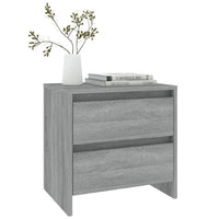 Thumbnail for Nachttische 2 Stk. Grau Sonoma-Eiche 45x34,5x44,5 cm Spanplatte
