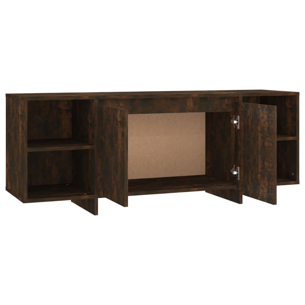 TV-Schrank Räuchereiche 130x35x50 cm Spanplatte