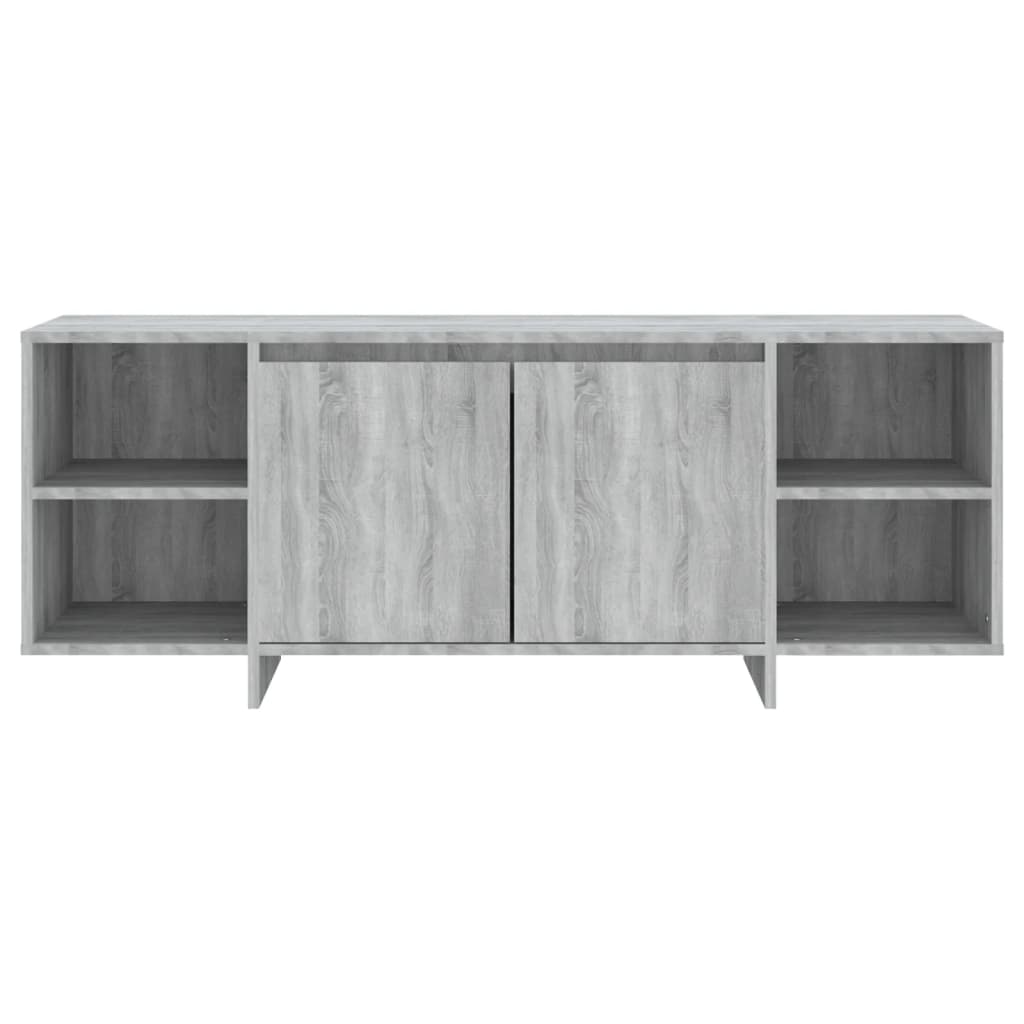 TV-Schrank Grau Sonoma 130x35x50 cm Spanplatte