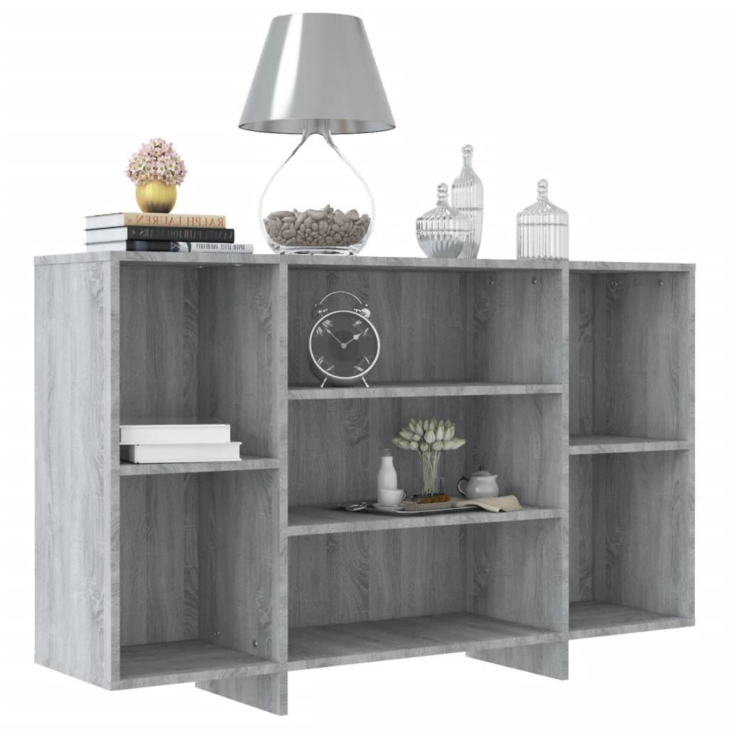 Sideboard Grau Sonoma 120x30x75 cm Spanplatte