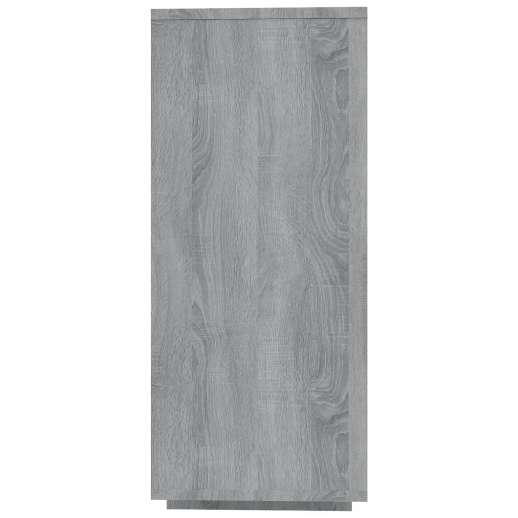 Sideboard Grau Sonoma 120x30x75 cm Spanplatte