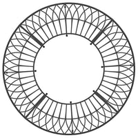 Thumbnail for Baumbank Rund Ø160 cm Schwarz Stahl