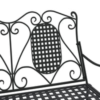 Thumbnail for Schaukelbank 2-Sitzer 113 cm Schwarz Stahl