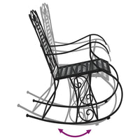 Thumbnail for Schaukelstuhl 84 cm Schwarz Stahl