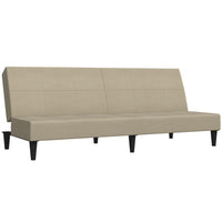 Thumbnail for Schlafsofa 2-Sitzer Hellgrau Mikrofasergewebe