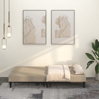 Thumbnail for Schlafsofa 2-Sitzer Hellgrau Mikrofasergewebe