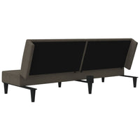 Thumbnail for Schlafsofa 2-Sitzer Dunkelgrau Mikrofasergewebe