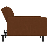 Thumbnail for Schlafsofa 2-Sitzer Braun Mikrofaser