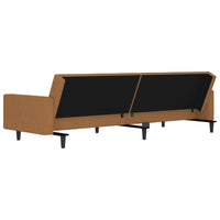 Thumbnail for Schlafsofa 2-Sitzer Taupe Mikrofaser