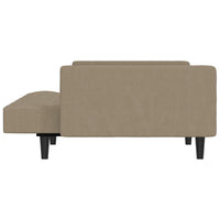 Thumbnail for Schlafsofa 2-Sitzer Hellgrau Mikrofaser