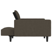 Thumbnail for Schlafsofa 2-Sitzer Dunkelgrau Mikrofaser