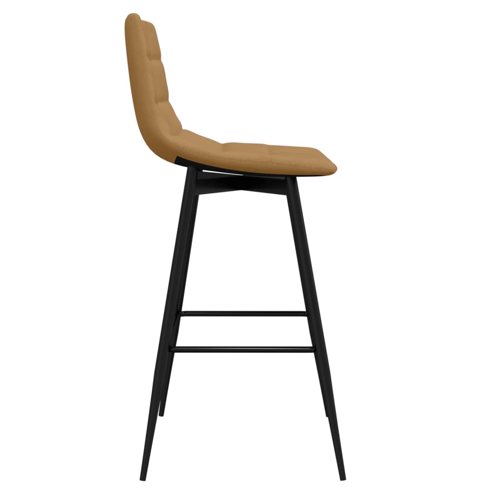 Barhocker Braun Samt