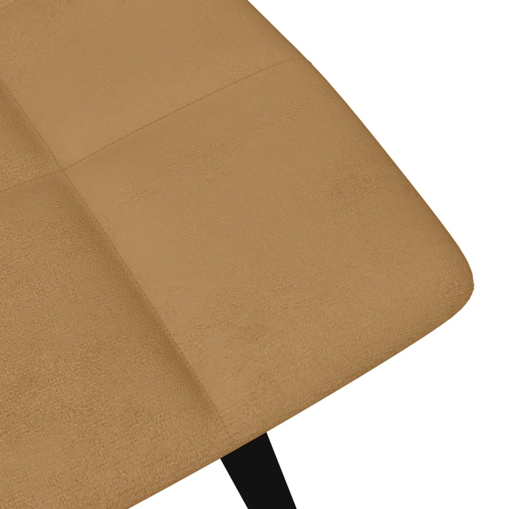 Barhocker Braun Samt