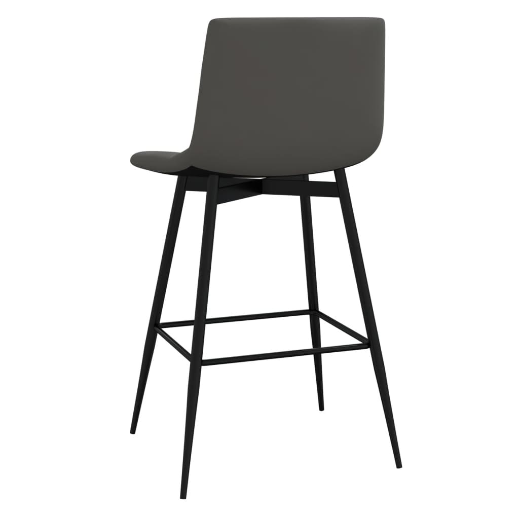 Barhocker Dunkelgrau Samt