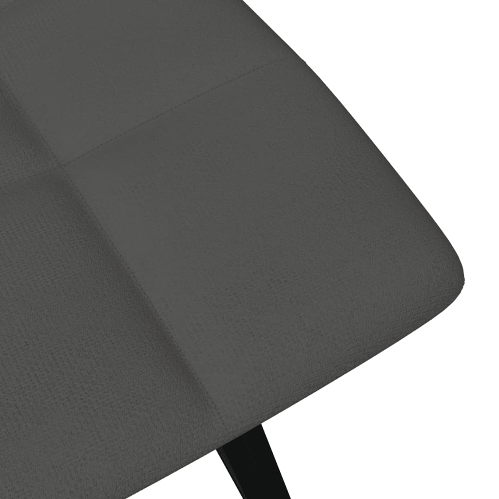 Barhocker Dunkelgrau Samt