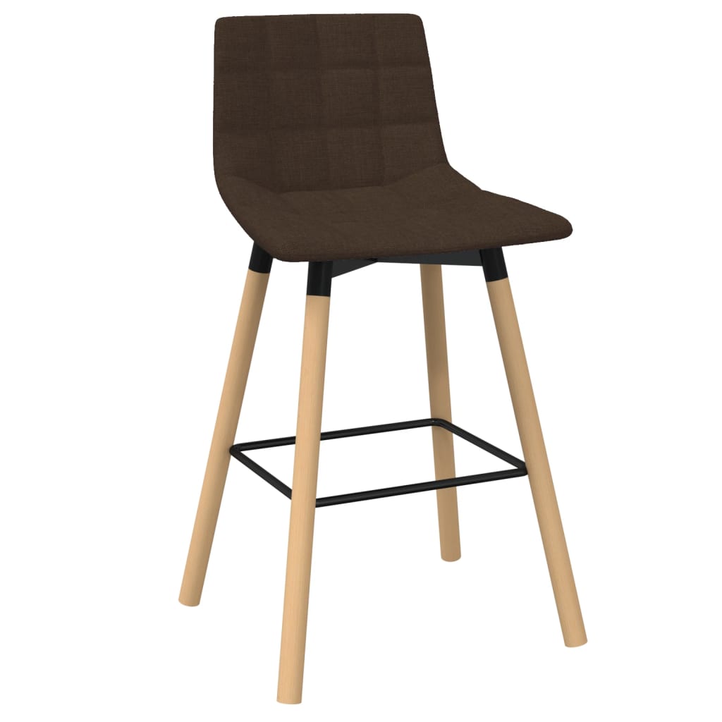 Barhocker Braun Stoff