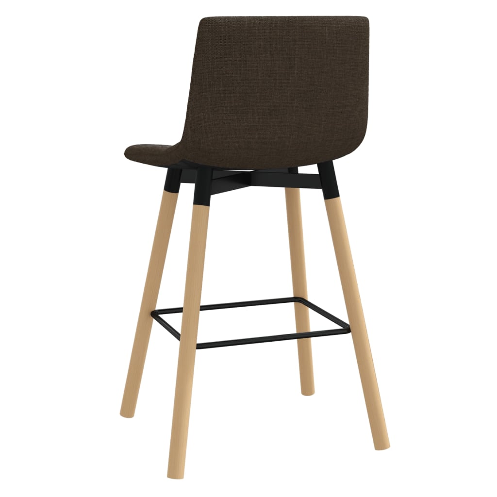 Barhocker Braun Stoff