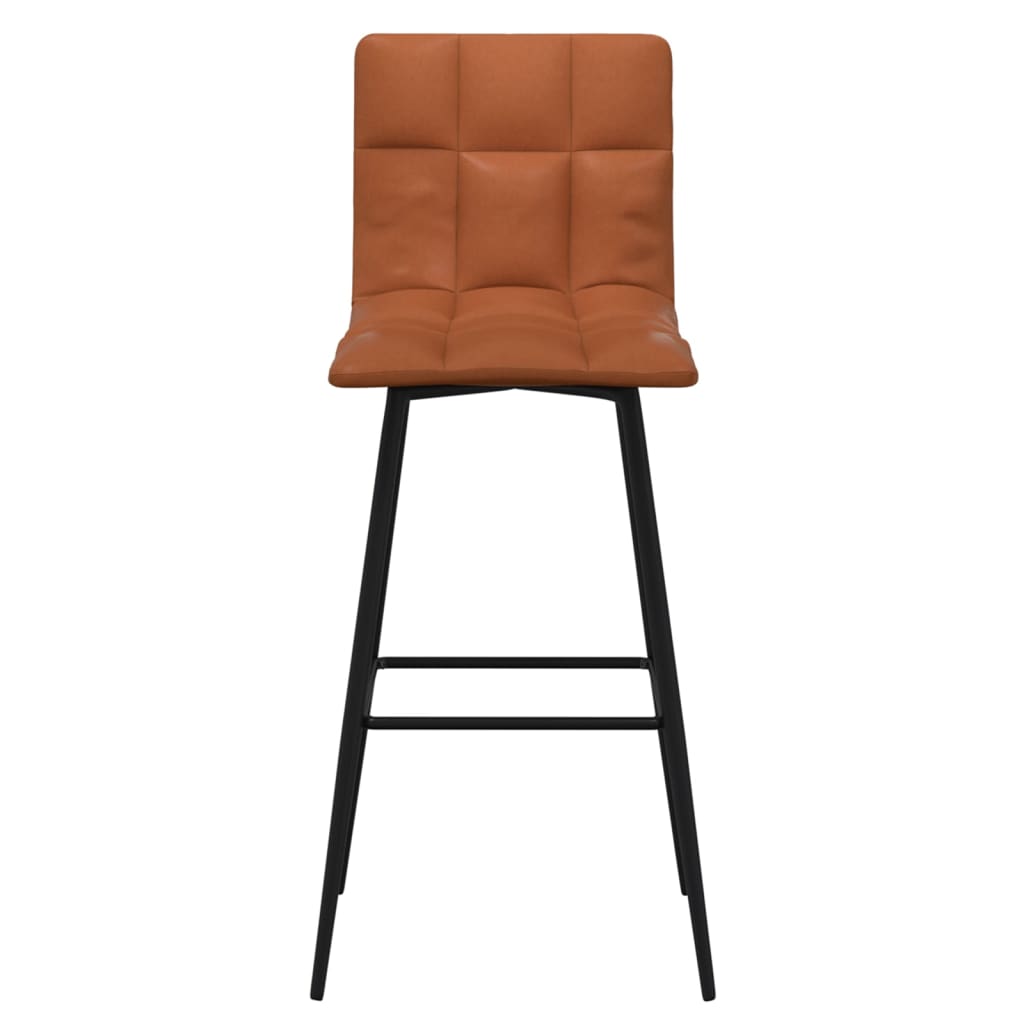 Barhocker Hellbraun Kunstleder