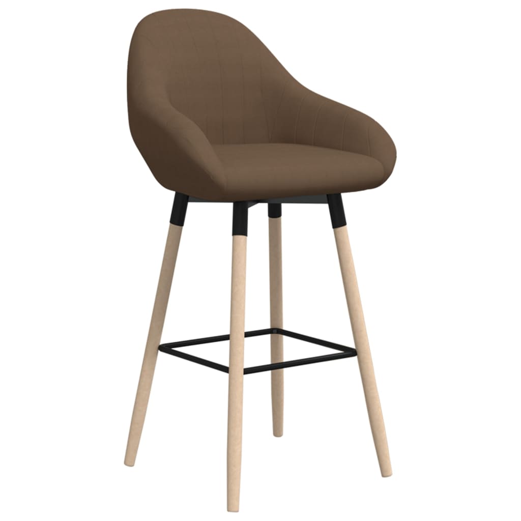 Barhocker Braun Stoff